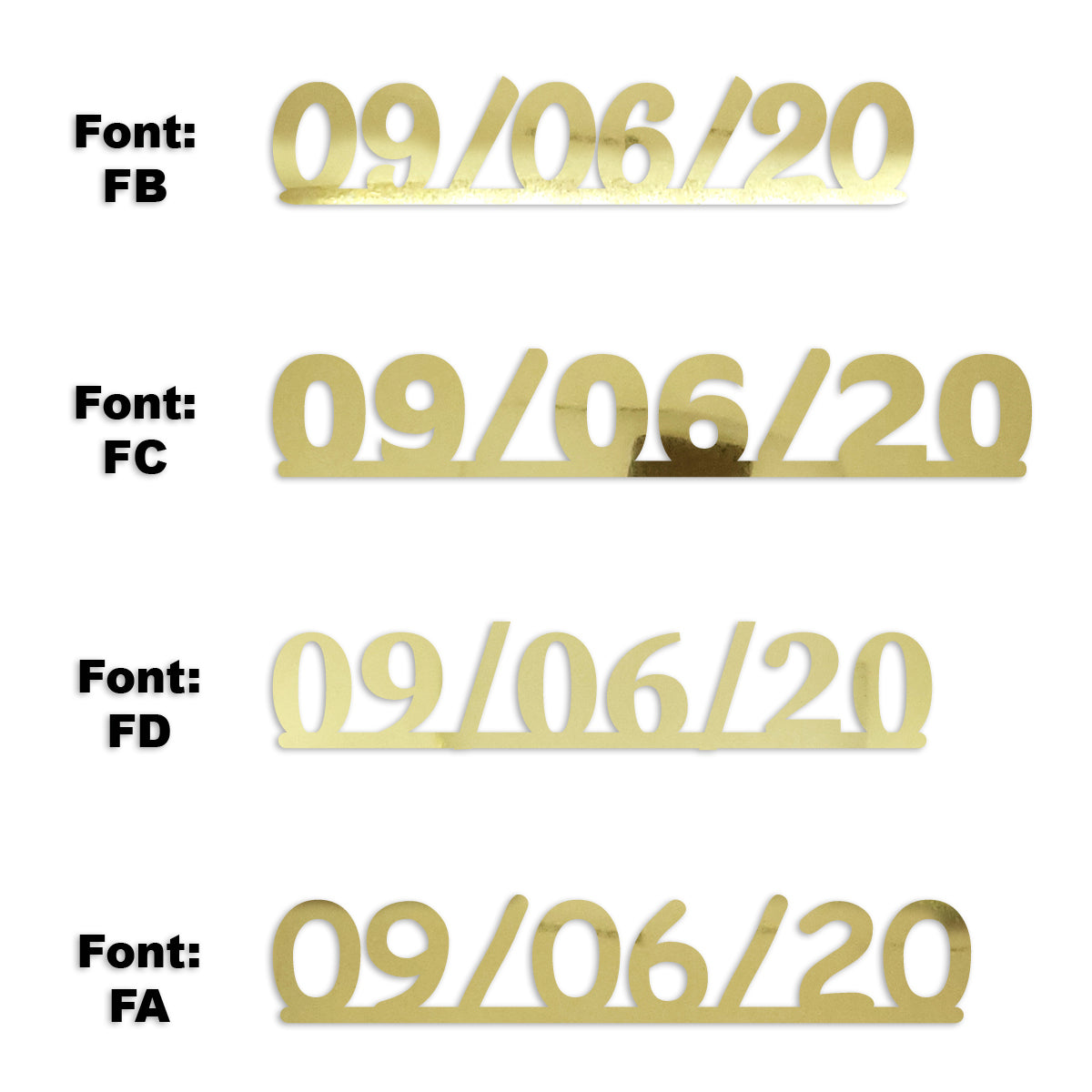 Custom-Fetti Date - 09/06/24 or 09/06/25  Gold