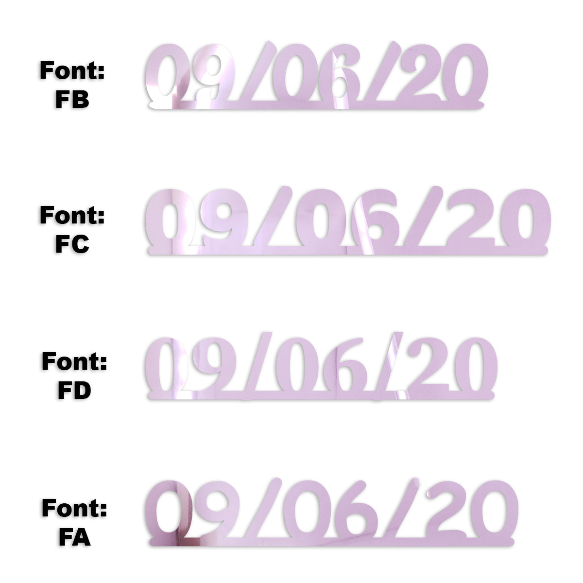 Custom-Fetti Date - 09/06/24 or 09/06/25  Pink