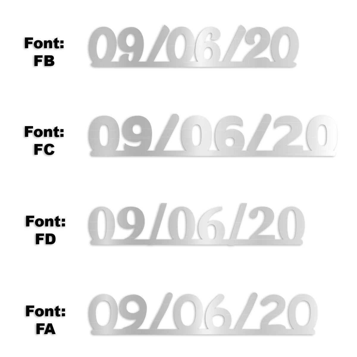 Custom-Fetti Date - 09/06/24 or 09/06/25  Silver