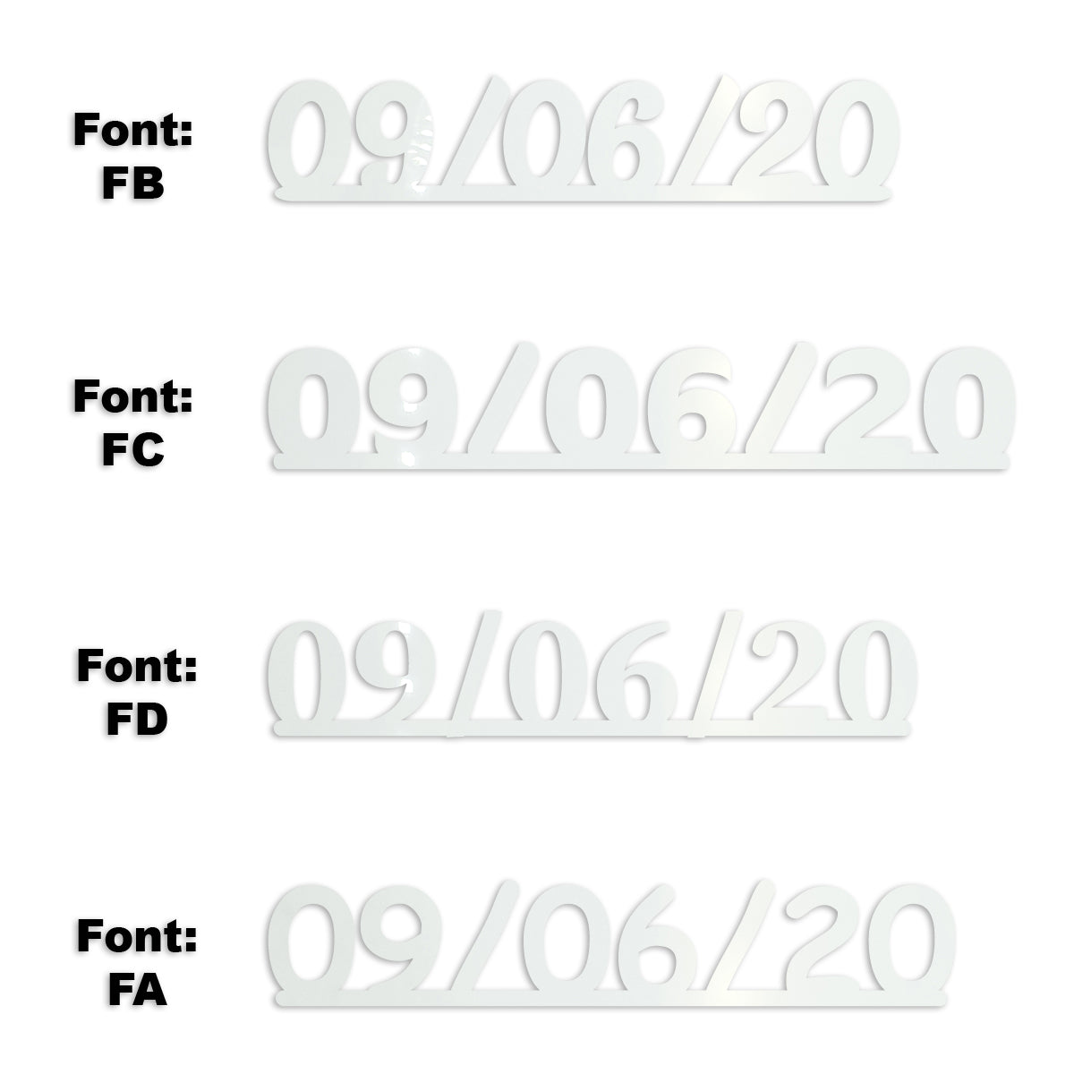 Custom-Fetti Date - 09/06/24 or 09/06/25  White