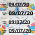 Custom-Fetti Date - 09/07/24 or 09/07/25  Black