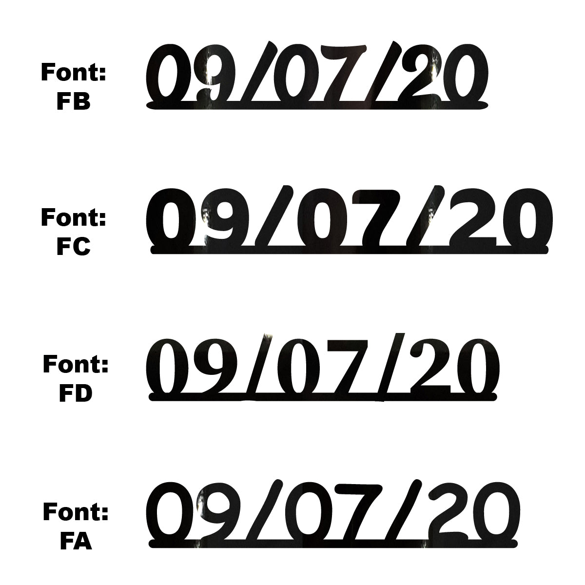 Custom-Fetti Date - 09/07/24 or 09/07/25  Black