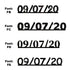 Custom-Fetti Date - 09/07/24 or 09/07/25  Black