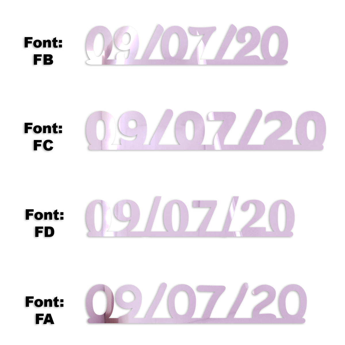 Custom-Fetti Date - 09/07/24 or 09/07/25  Pink