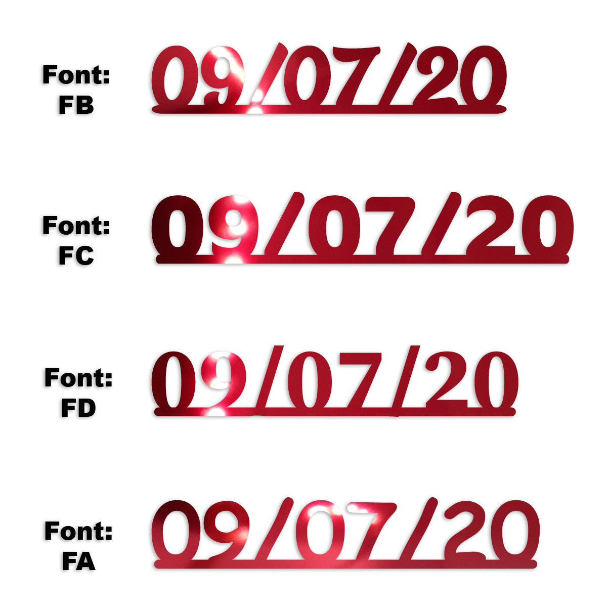 Custom-Fetti Date - 09/07/24 or 09/07/25  Red
