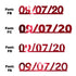 Custom-Fetti Date - 09/07/24 or 09/07/25  Red