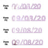 Custom-Fetti Date - 09/08/24 or 09/08/25  Pink