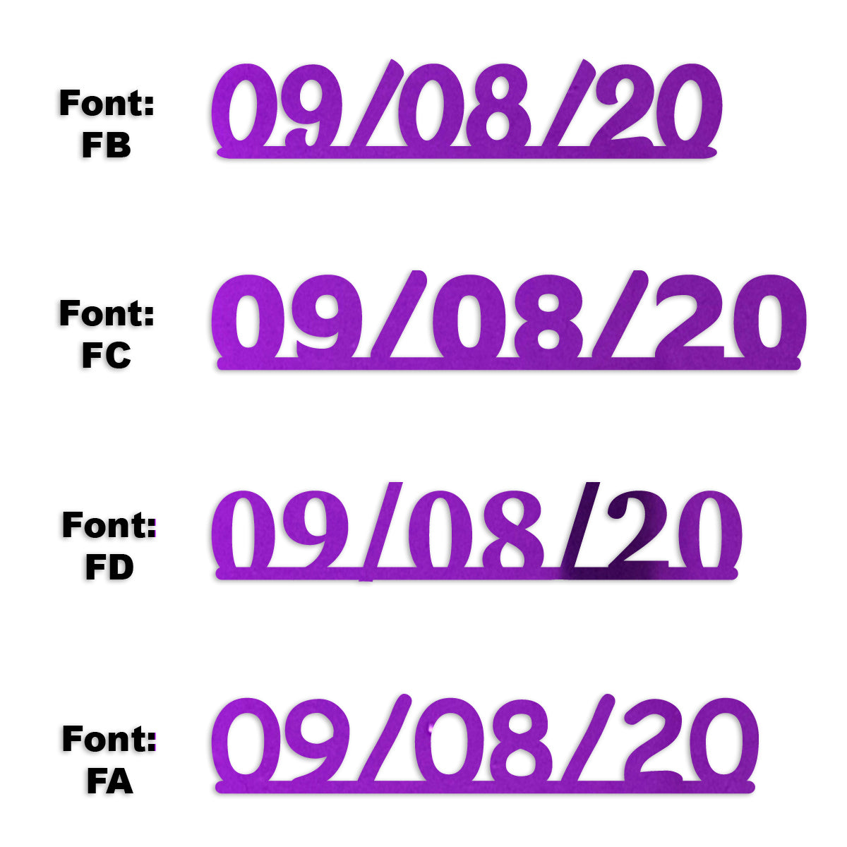 Custom-Fetti Date - 09/08/24 or 09/08/25  Purple