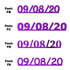 Custom-Fetti Date - 09/08/24 or 09/08/25  Purple