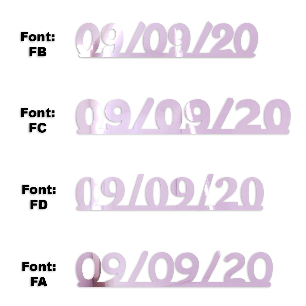 Custom-Fetti Date - 09/09/24 or 09/09/25  Pink