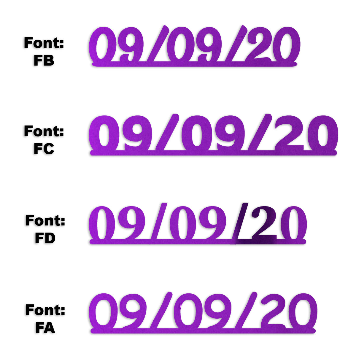Custom-Fetti Date - 09/09/24 or 09/09/25  Purple