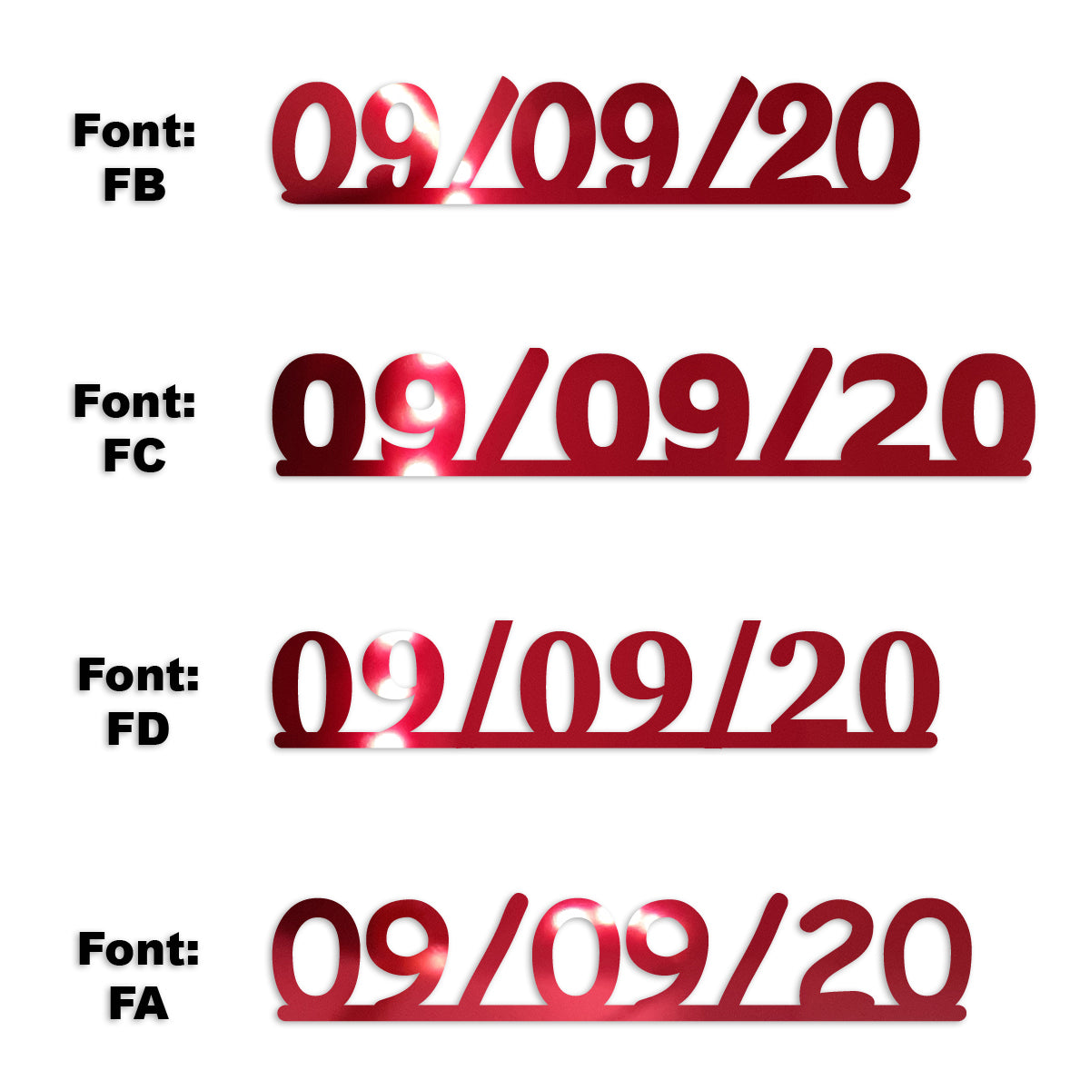 Custom-Fetti Date - 09/09/24 or 09/09/25  Red