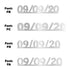 Custom-Fetti Date - 09/09/24 or 09/09/25  Silver