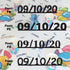 Custom-Fetti Date - 09/10/24 or 09/10/25  Black