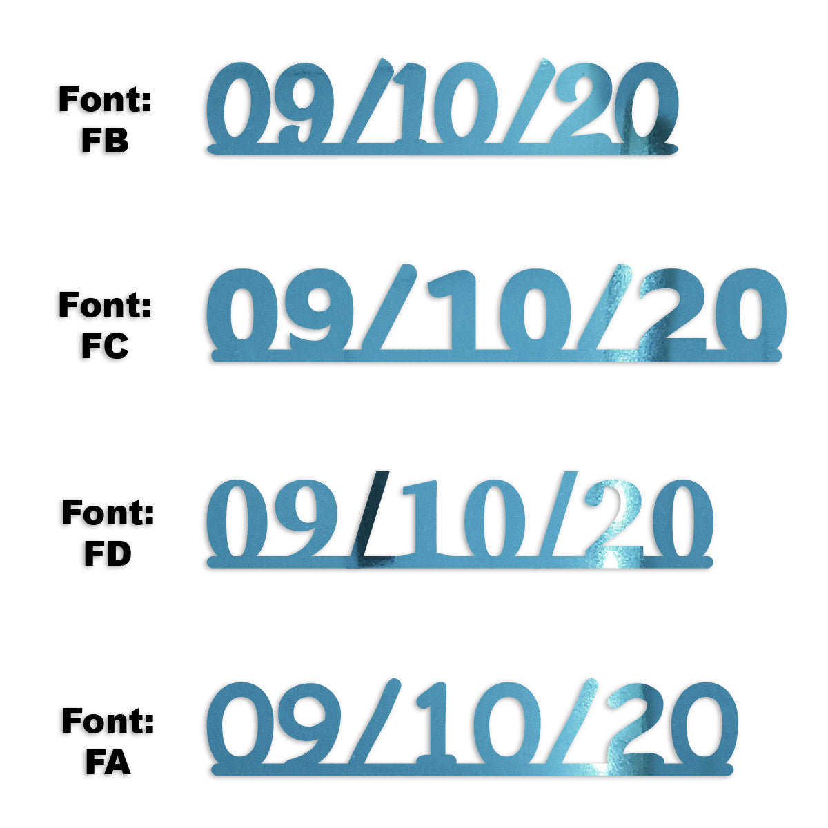 Custom-Fetti Date - 09/10/24 or 09/10/25  Blue Sky