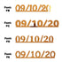 Custom-Fetti Date - 09/10/24 or 09/10/25  Orange