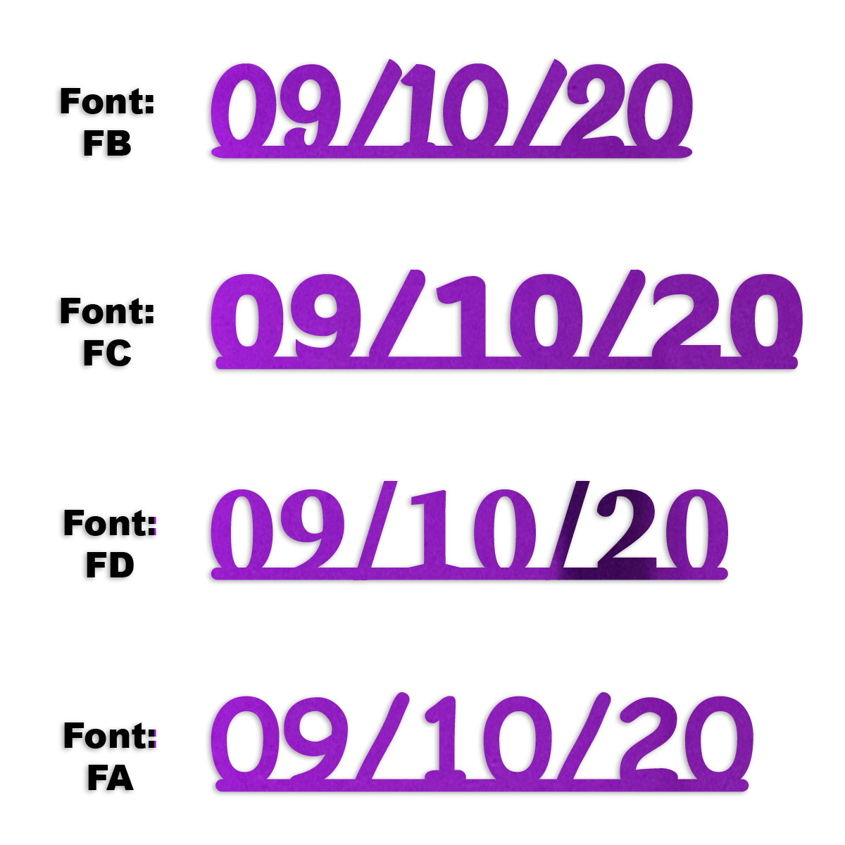 Custom-Fetti Date - 09/10/24 or 09/10/25  Purple