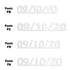 Custom-Fetti Date - 09/10/24 or 09/10/25  White