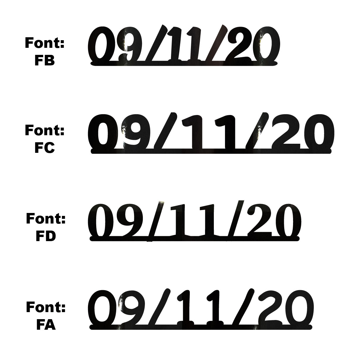 Custom-Fetti Date - 09/11/24 or 09/11/25  Black