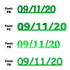 Custom-Fetti Date - 09/11/24 or 09/11/25  Green
