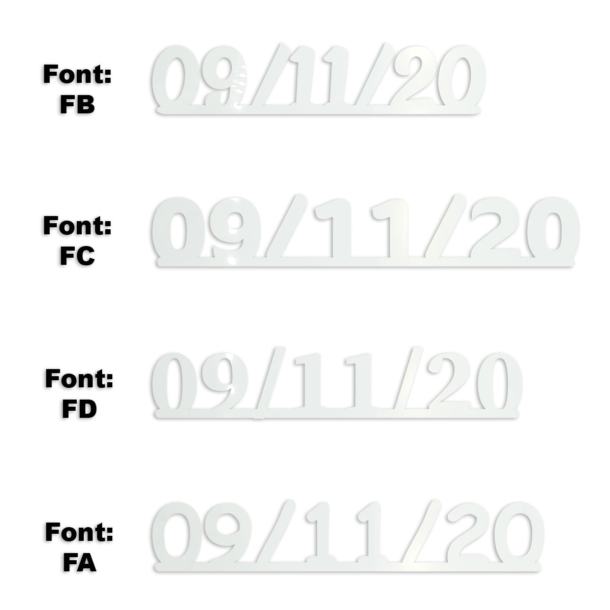 Custom-Fetti Date - 09/11/24 or 09/11/25  White