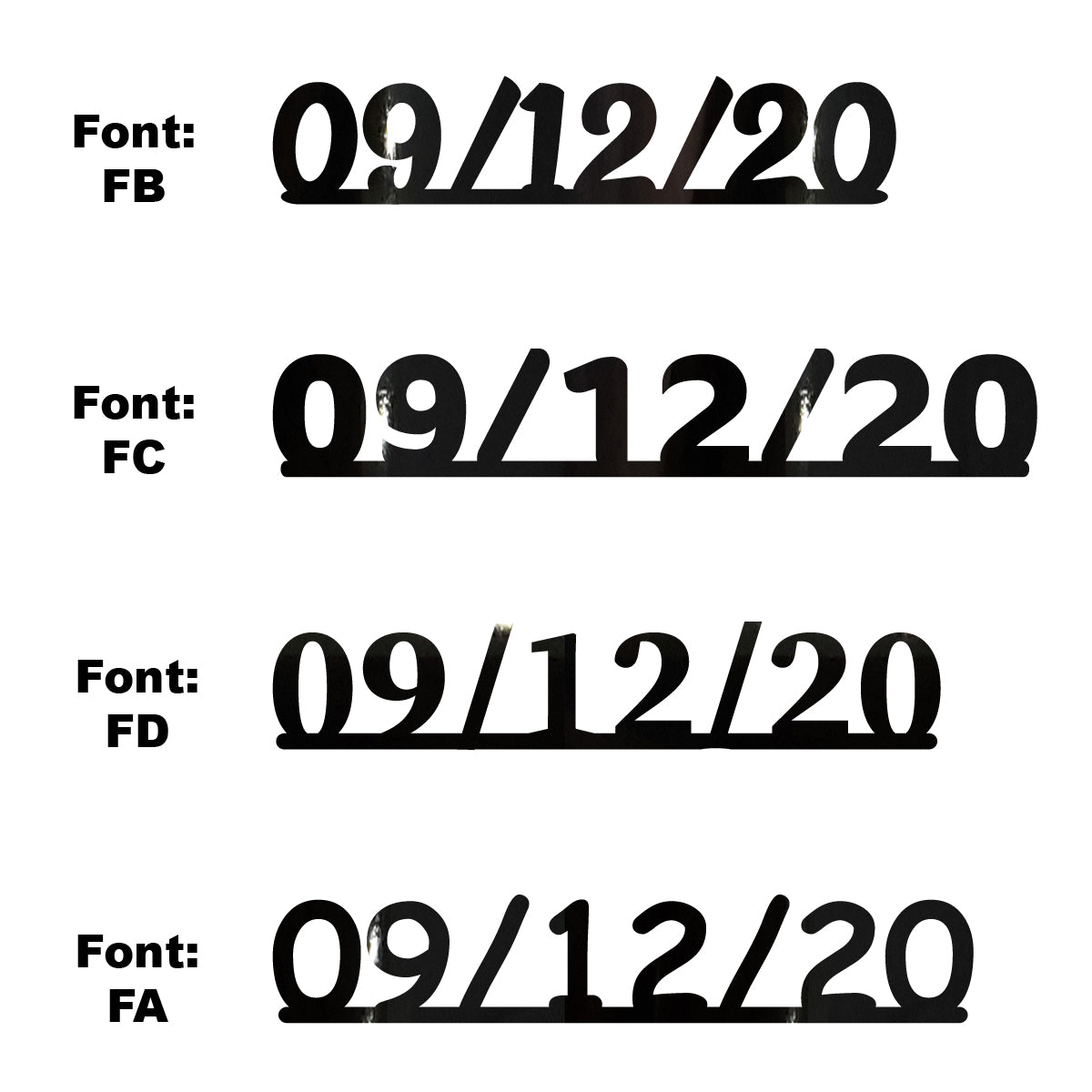 Custom-Fetti Date - 09/12/24 or 09/12/25  Black