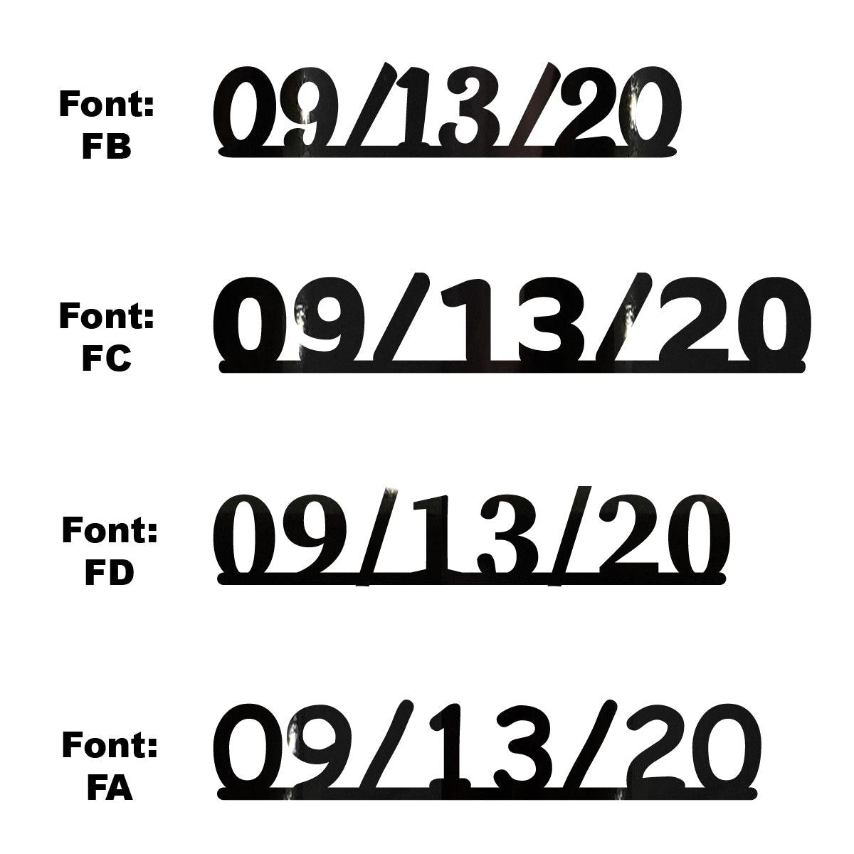 Custom-Fetti Date - 09/13/24 or 09/13/25  Black