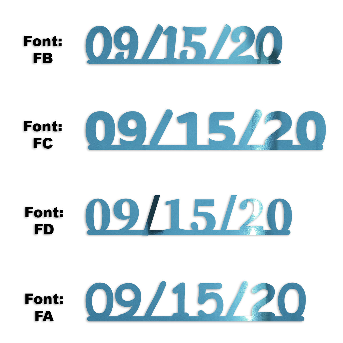 Custom-Fetti Date - 09/15/24 or 09/15/25  Blue Sky