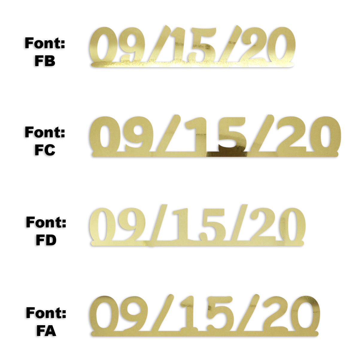 Custom-Fetti Date - 09/15/24 or 09/15/25  Gold