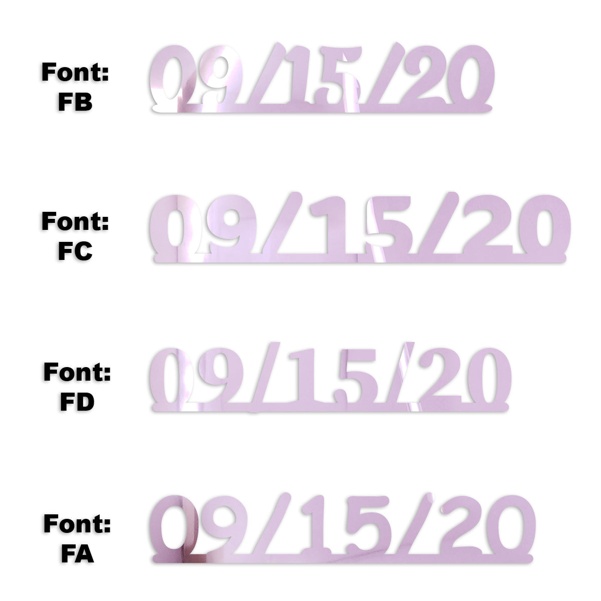 Custom-Fetti Date - 09/15/24 or 09/15/25  Pink