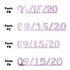 Custom-Fetti Date - 09/15/24 or 09/15/25  Pink