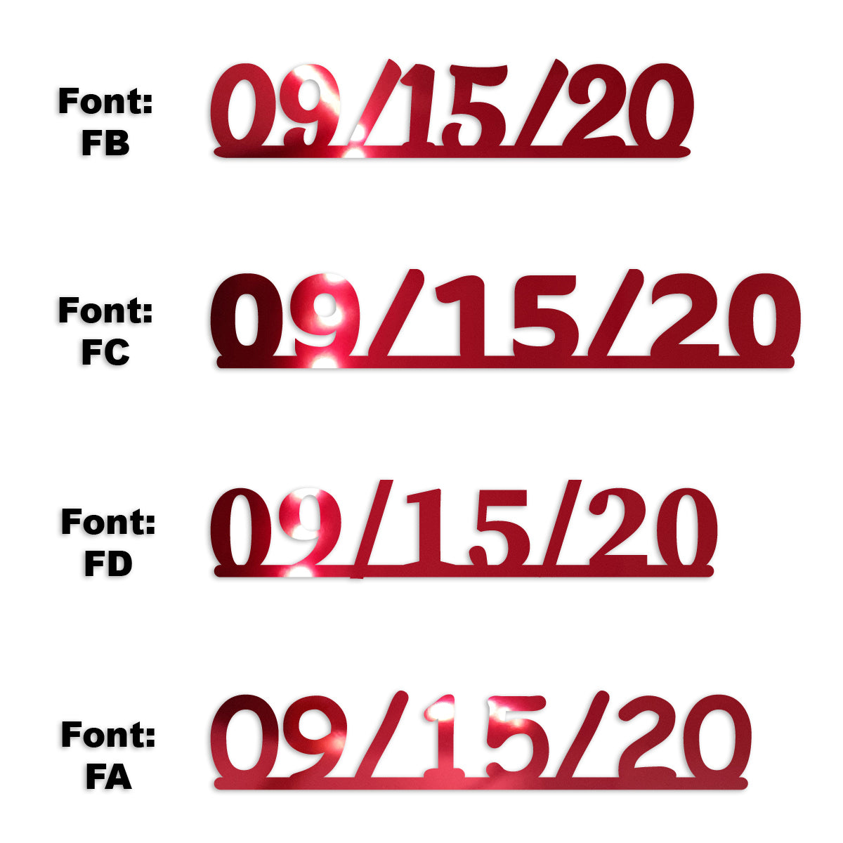 Custom-Fetti Date - 09/15/24 or 09/15/25  Red