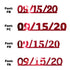 Custom-Fetti Date - 09/15/24 or 09/15/25  Red