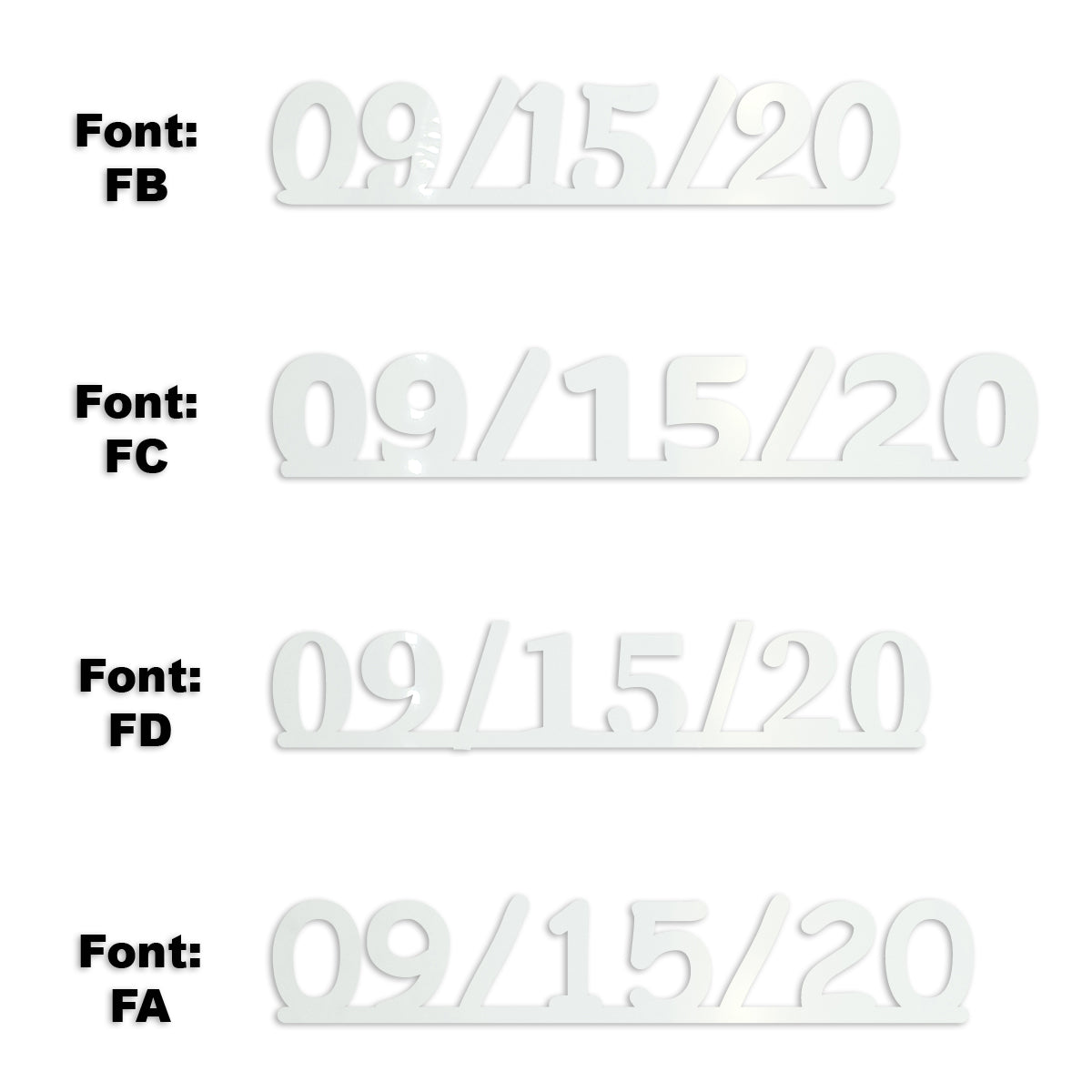 Custom-Fetti Date - 09/15/24 or 09/15/25  White