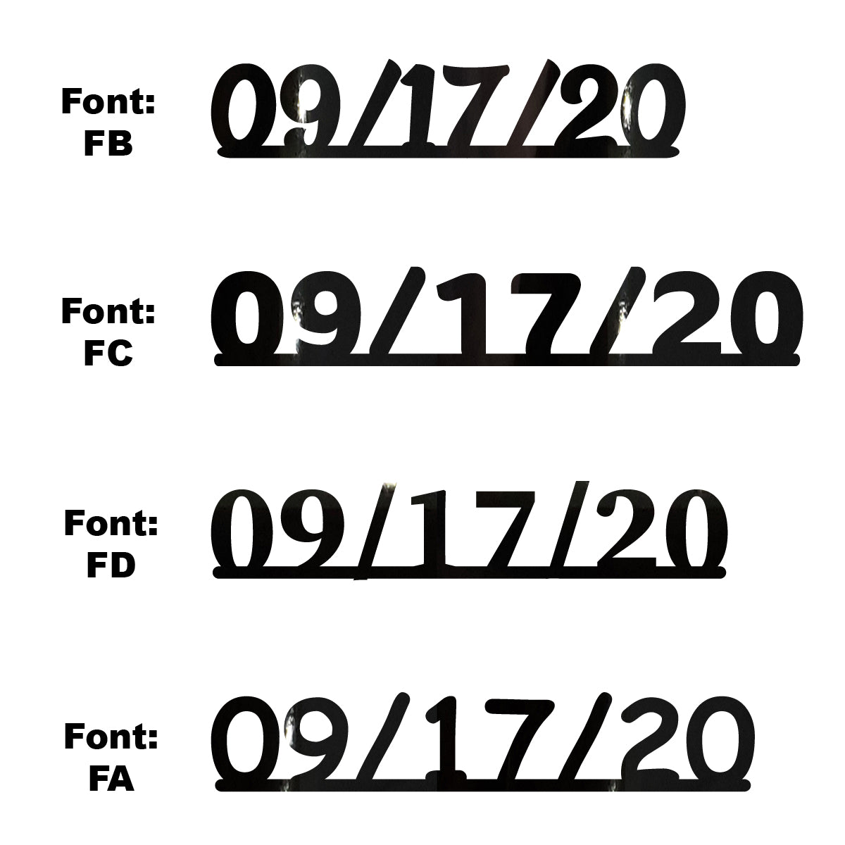 Custom-Fetti Date - 09/17/24 or 09/17/25  Black