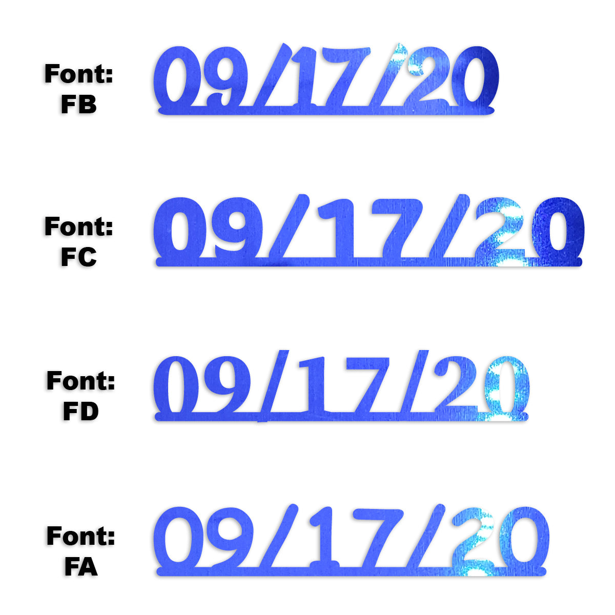 Custom-Fetti Date - 09/17/24 or 09/17/25  Blue Royal