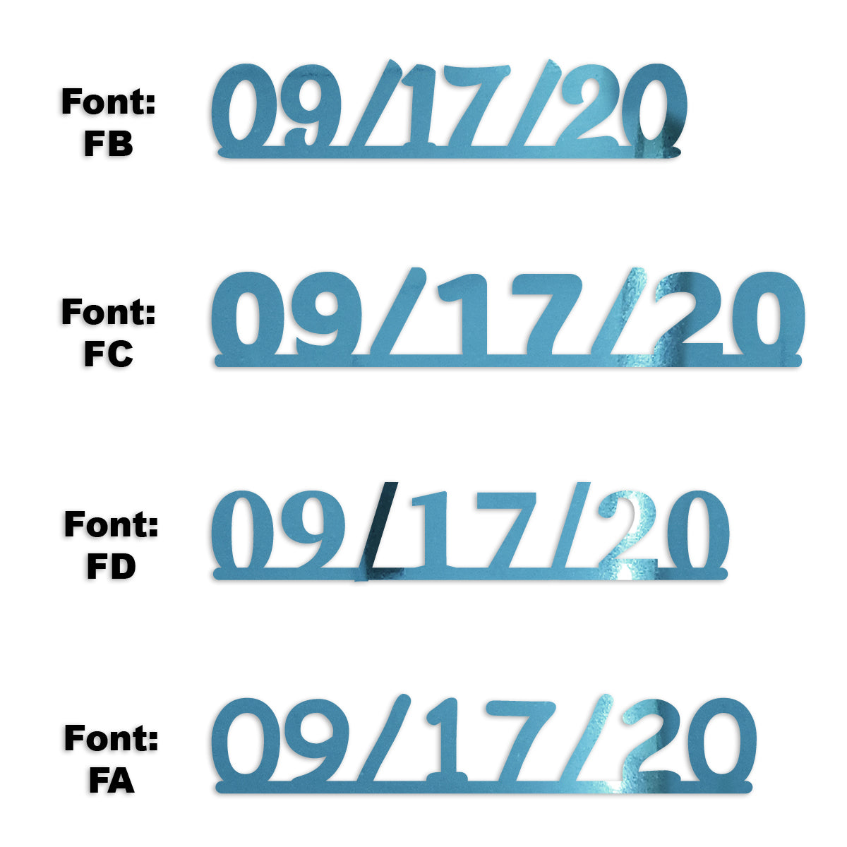 Custom-Fetti Date - 09/17/24 or 09/17/25  Blue Sky