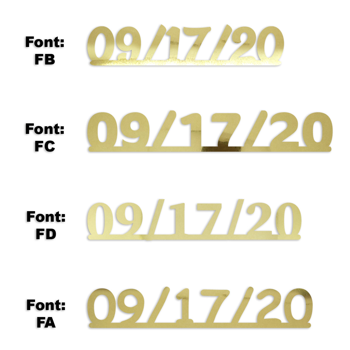 Custom-Fetti Date - 09/17/24 or 09/17/25  Gold