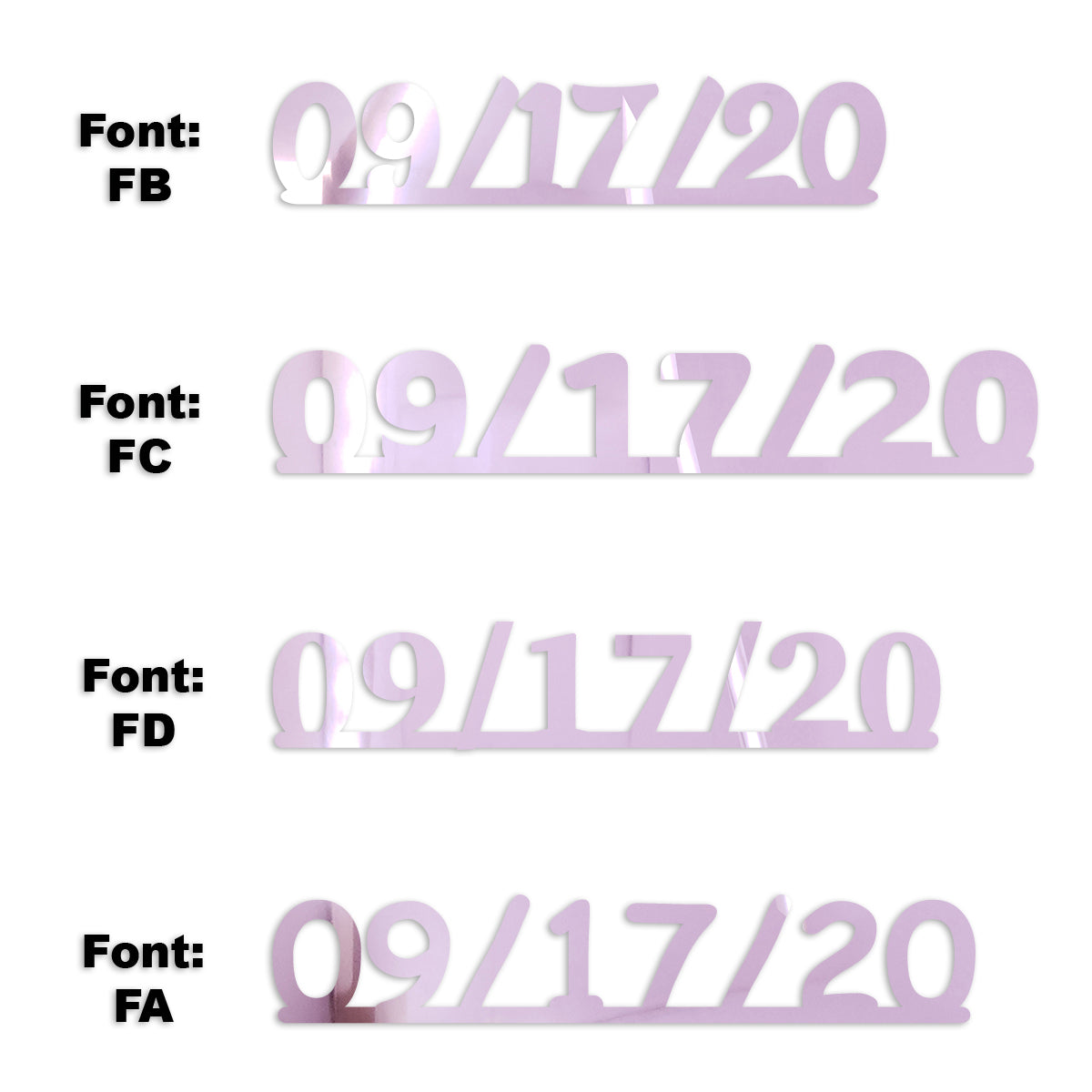Custom-Fetti Date - 09/17/24 or 09/17/25  Pink