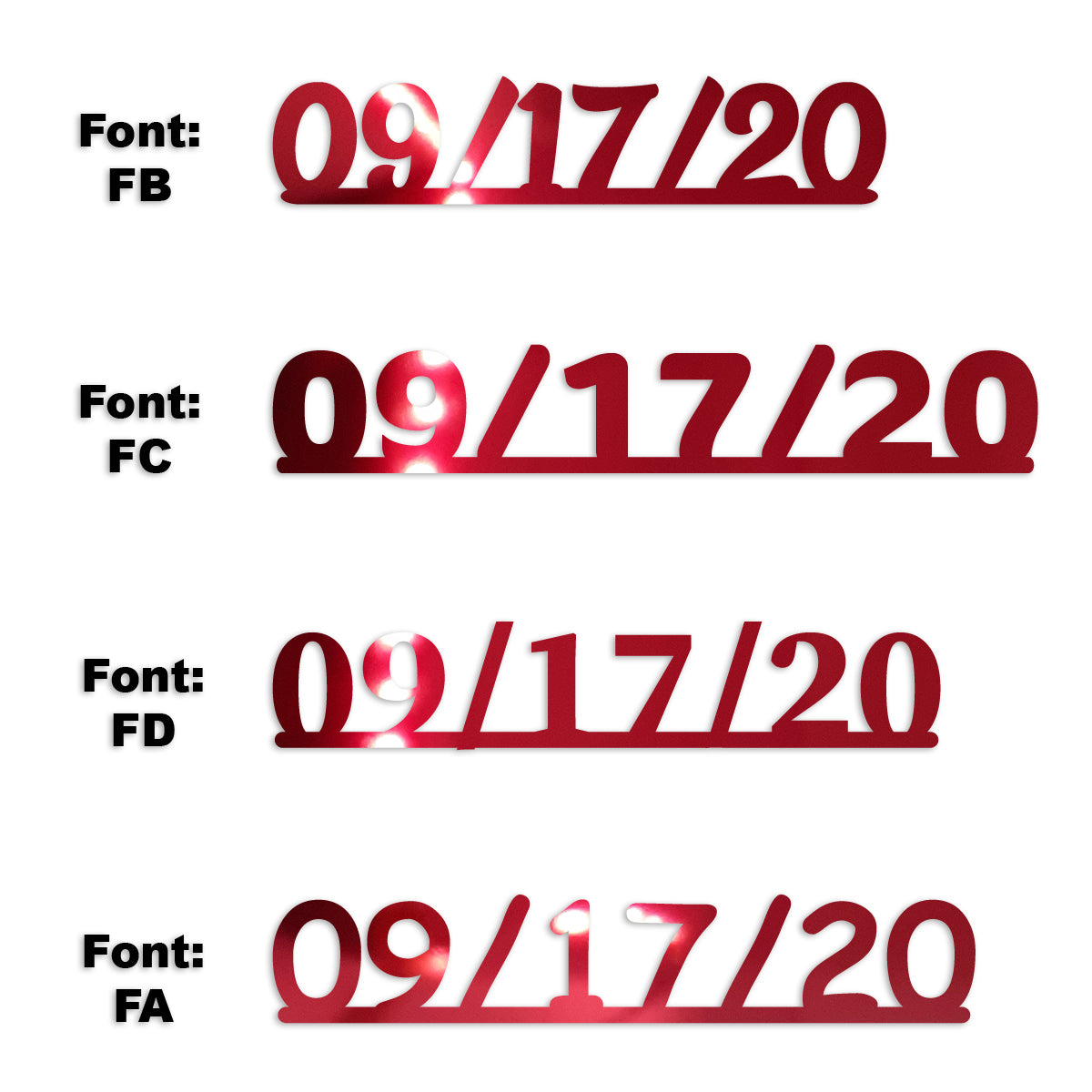 Custom-Fetti Date - 09/17/24 or 09/17/25  Red