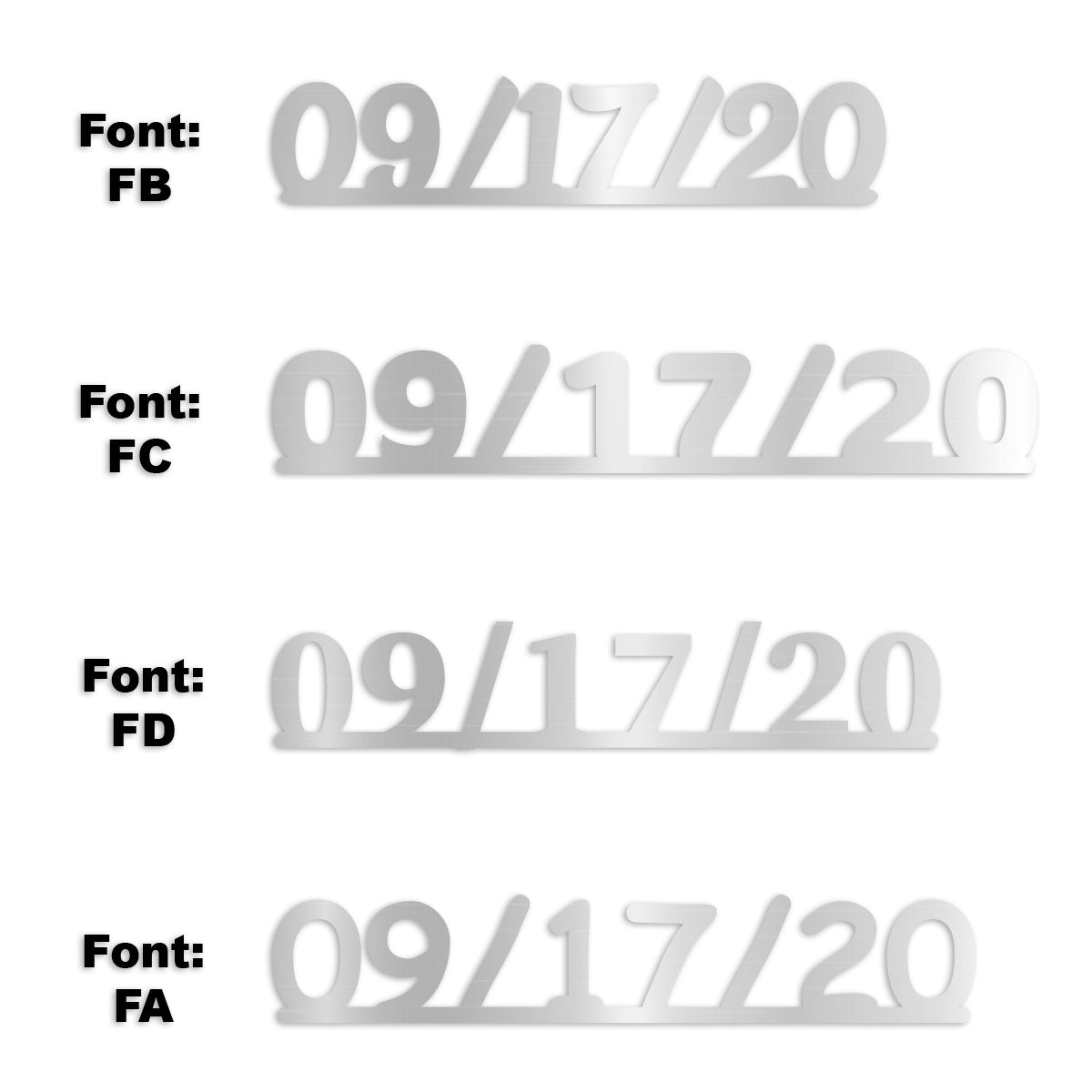 Custom-Fetti Date - 09/17/24 or 09/17/25  Silver