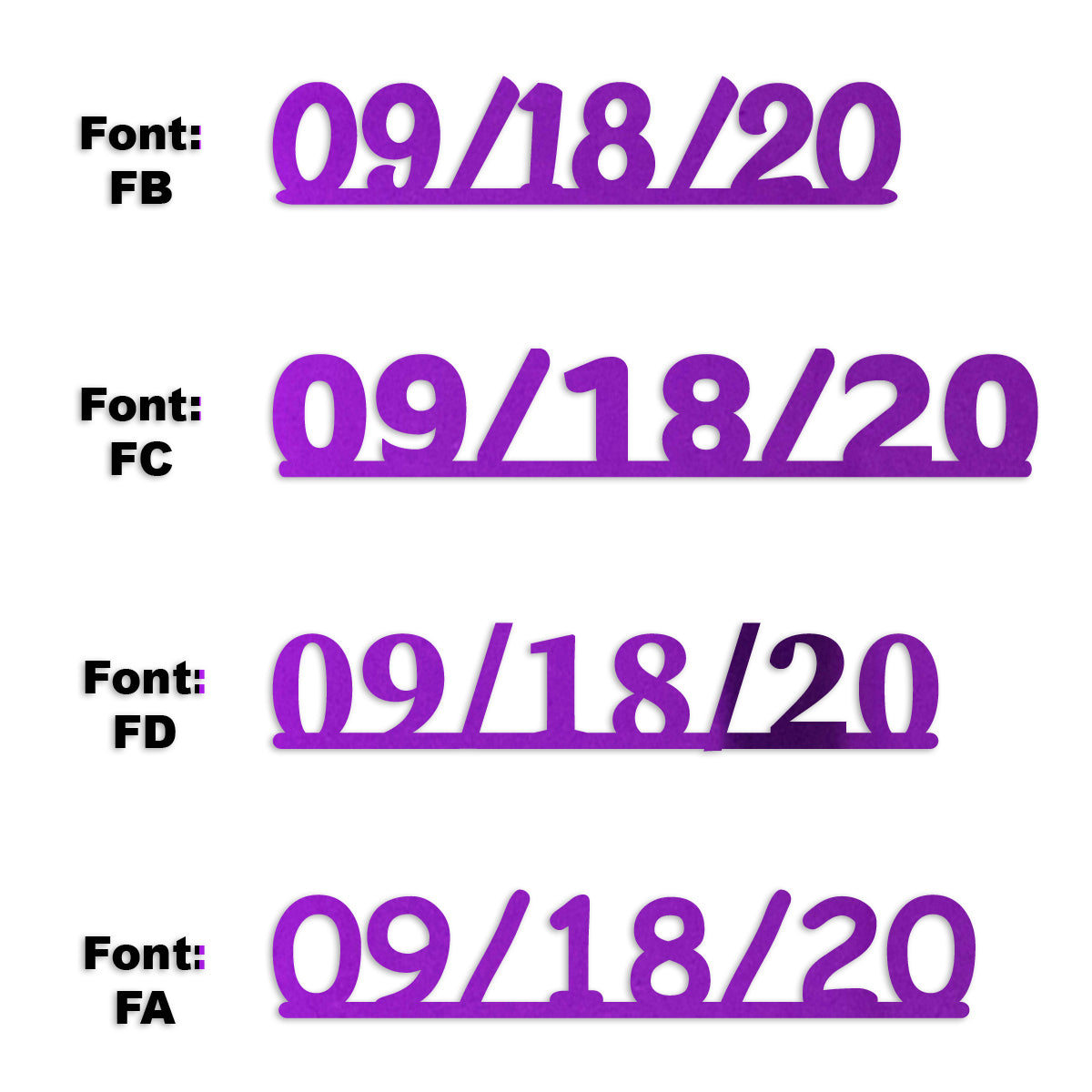Custom-Fetti Date - 09/18/24 or 09/18/25  Purple