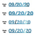 Custom-Fetti Date - 09/20/24 or 09/20/25  Blue Sky