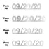 Custom-Fetti Date - 09/20/24 or 09/20/25  Silver