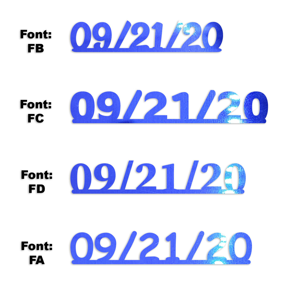 Custom-Fetti Date - 09/21/24 or 09/21/25  Blue Royal