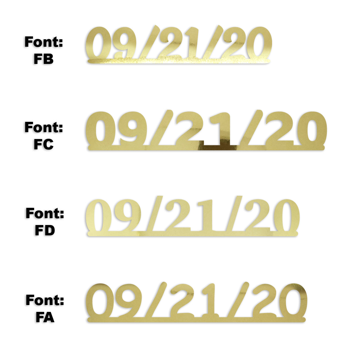Custom-Fetti Date - 09/21/24 or 09/21/25  Gold