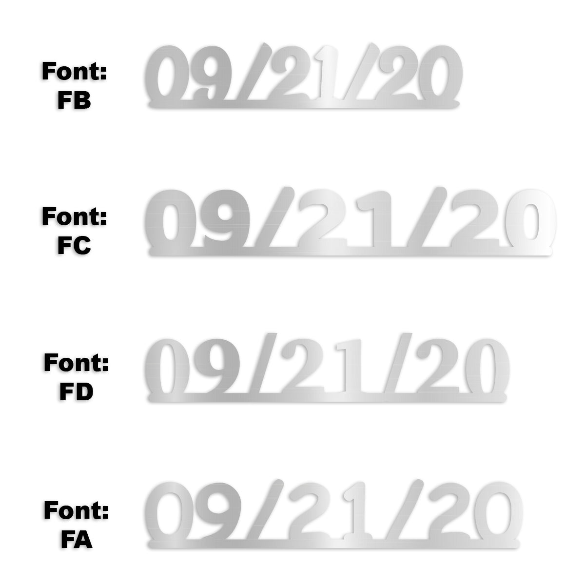 Custom-Fetti Date - 09/21/24 or 09/21/25  Silver