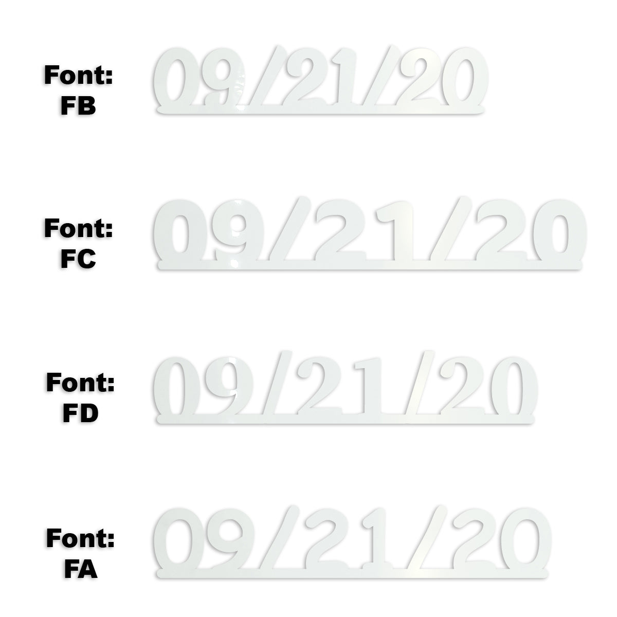 Custom-Fetti Date - 09/21/24 or 09/21/25  White