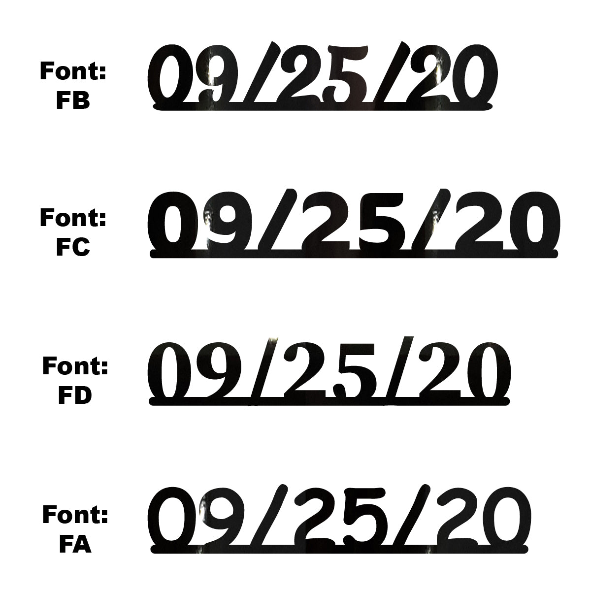 Custom-Fetti Date - 09/25/24 or 09/25/25  Black