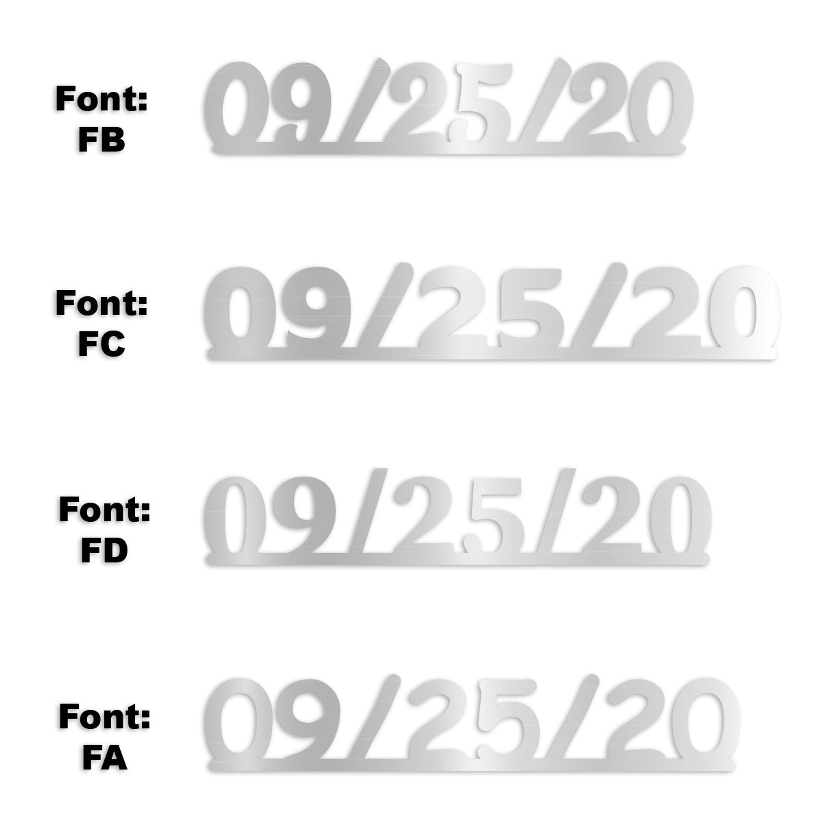 Custom-Fetti Date - 09/25/24 or 09/25/25  Silver